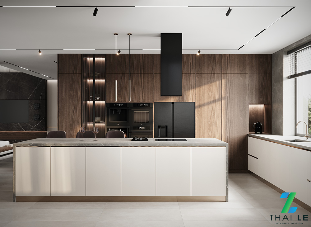 Thiết kế nội thất phòng bếp Gourmet