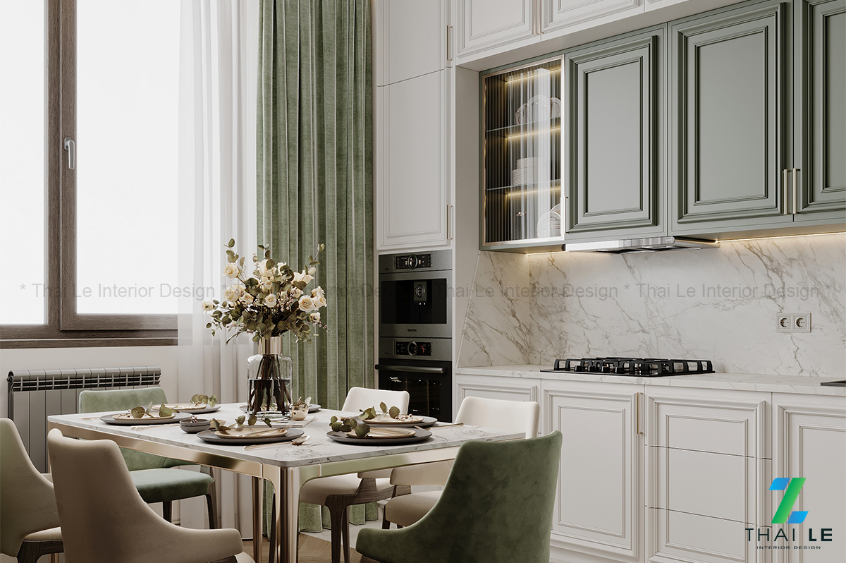 Thiết kế nội thất phòng bếp Inviting
