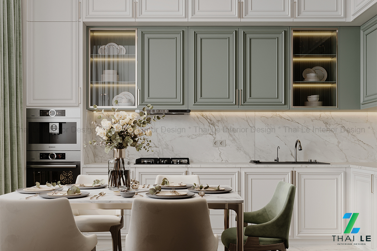 Thiết kế nội thất phòng bếp Inviting