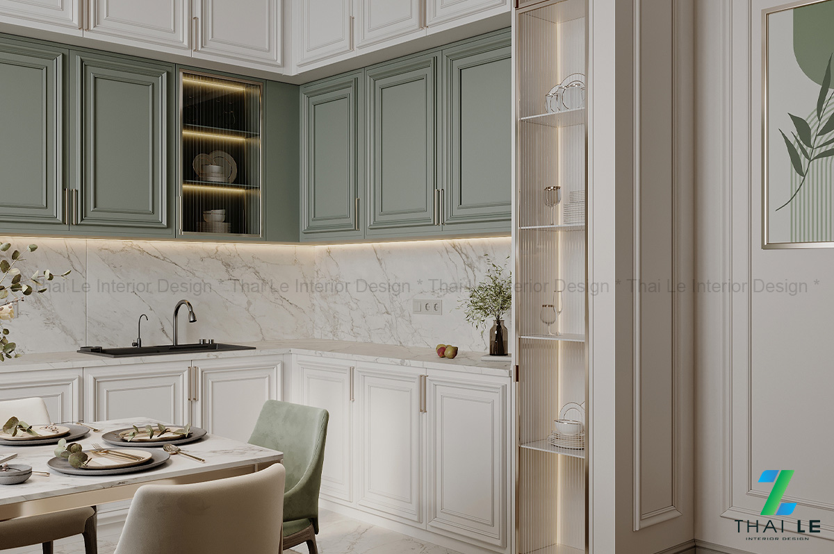 Thiết kế nội thất phòng bếp Inviting