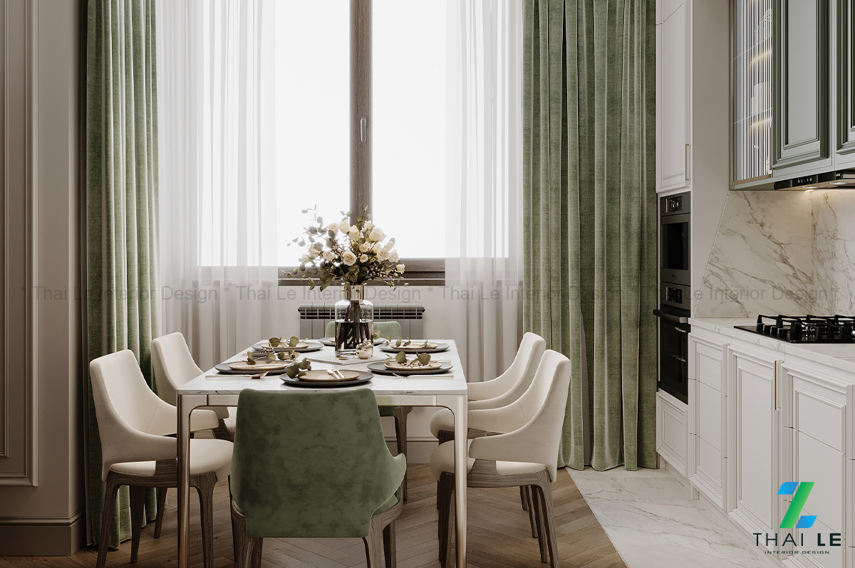 Thiết kế nội thất phòng bếp Inviting