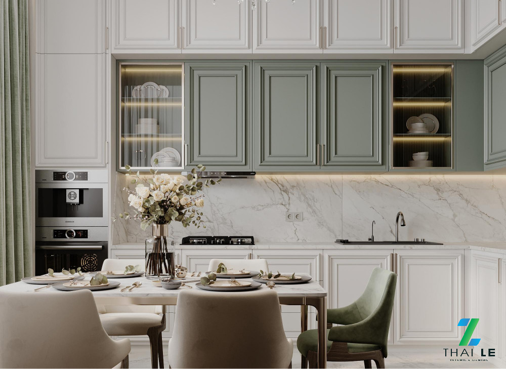 Thiết kế nội thất phòng bếp Inviting