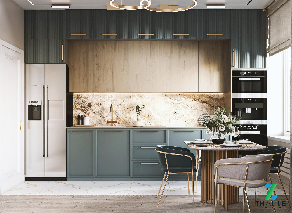 Thiết kế nội thất phòng bếp Metropolitan
