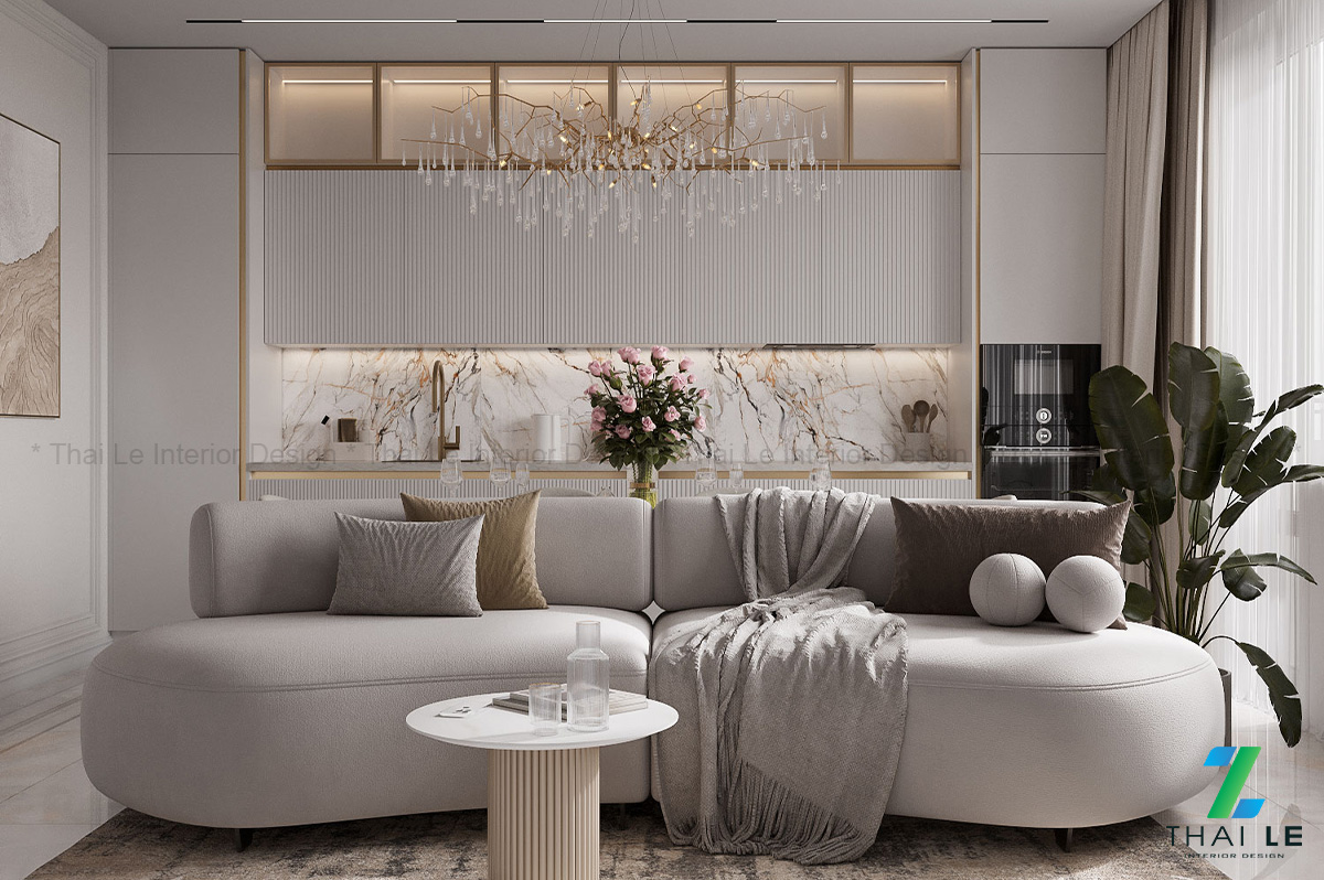 Thiết kế nội thất phòng bếp Milan