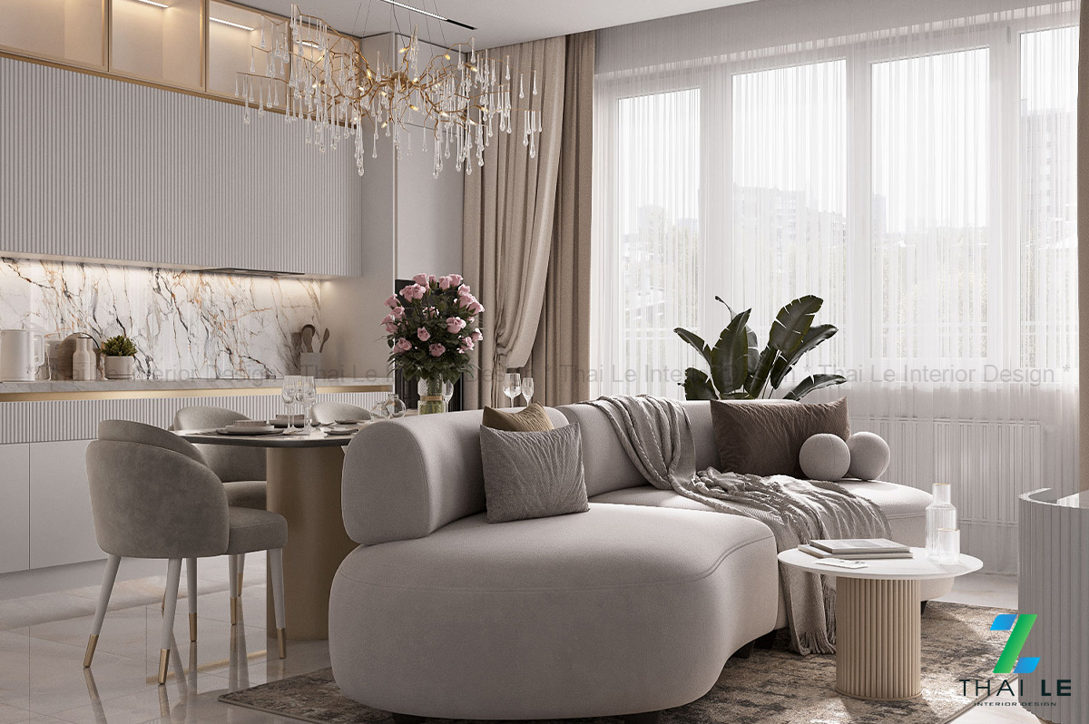 Thiết kế nội thất phòng bếp Milan