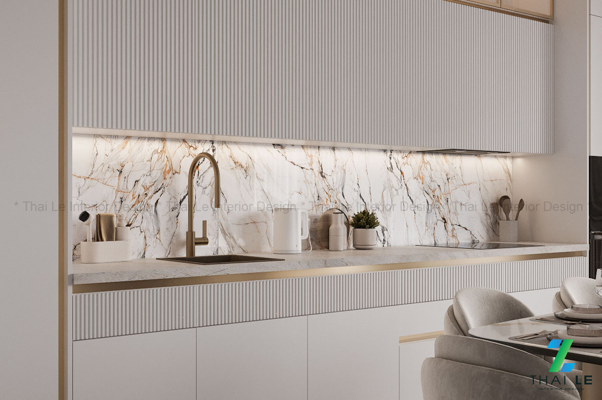 Thiết kế nội thất phòng bếp Milan