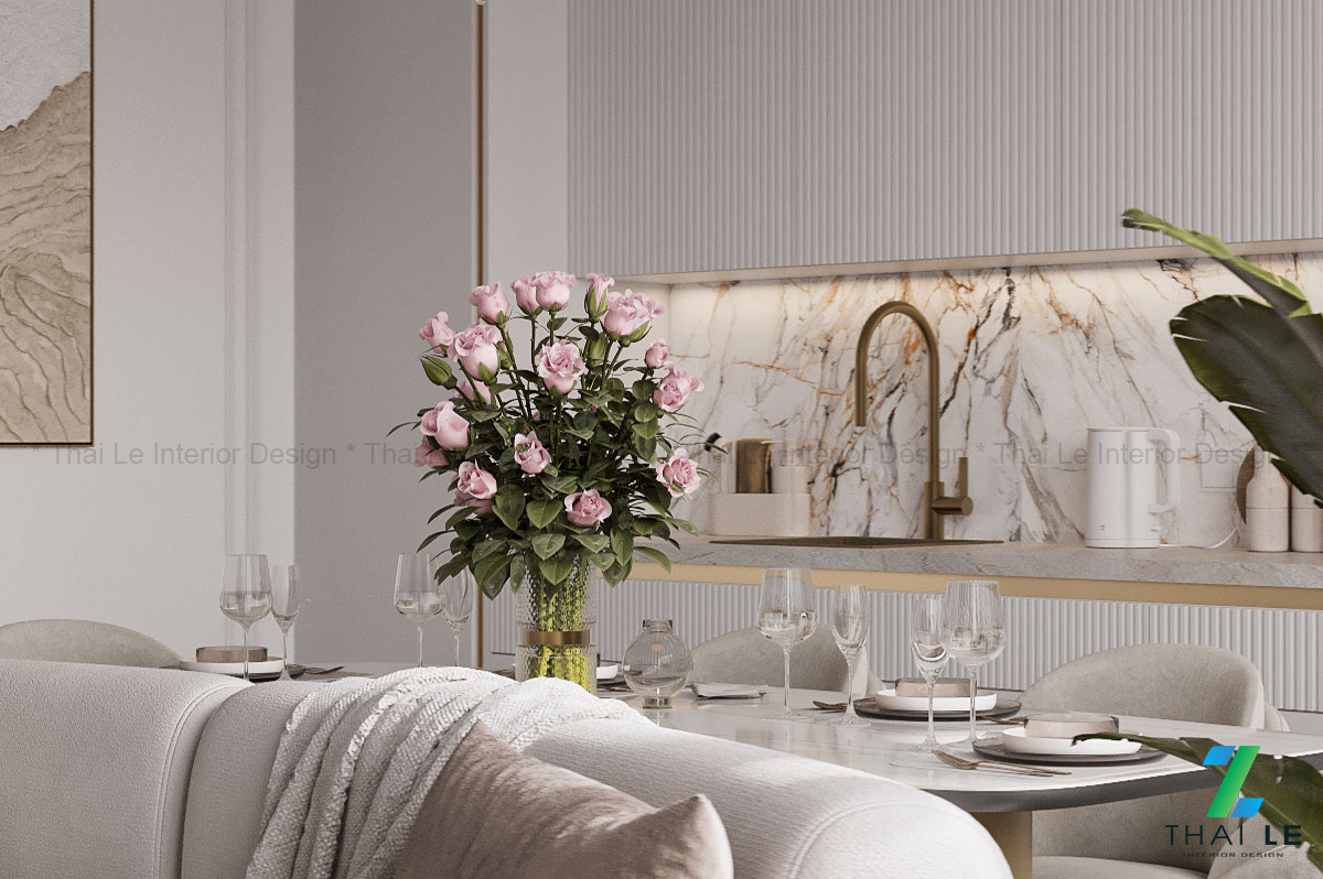 Thiết kế nội thất phòng bếp Milan