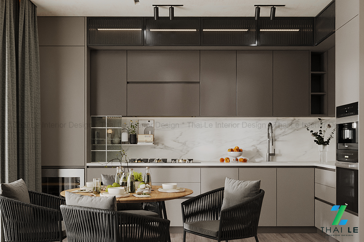 Thiết kế nội thất phòng bếp Serenity