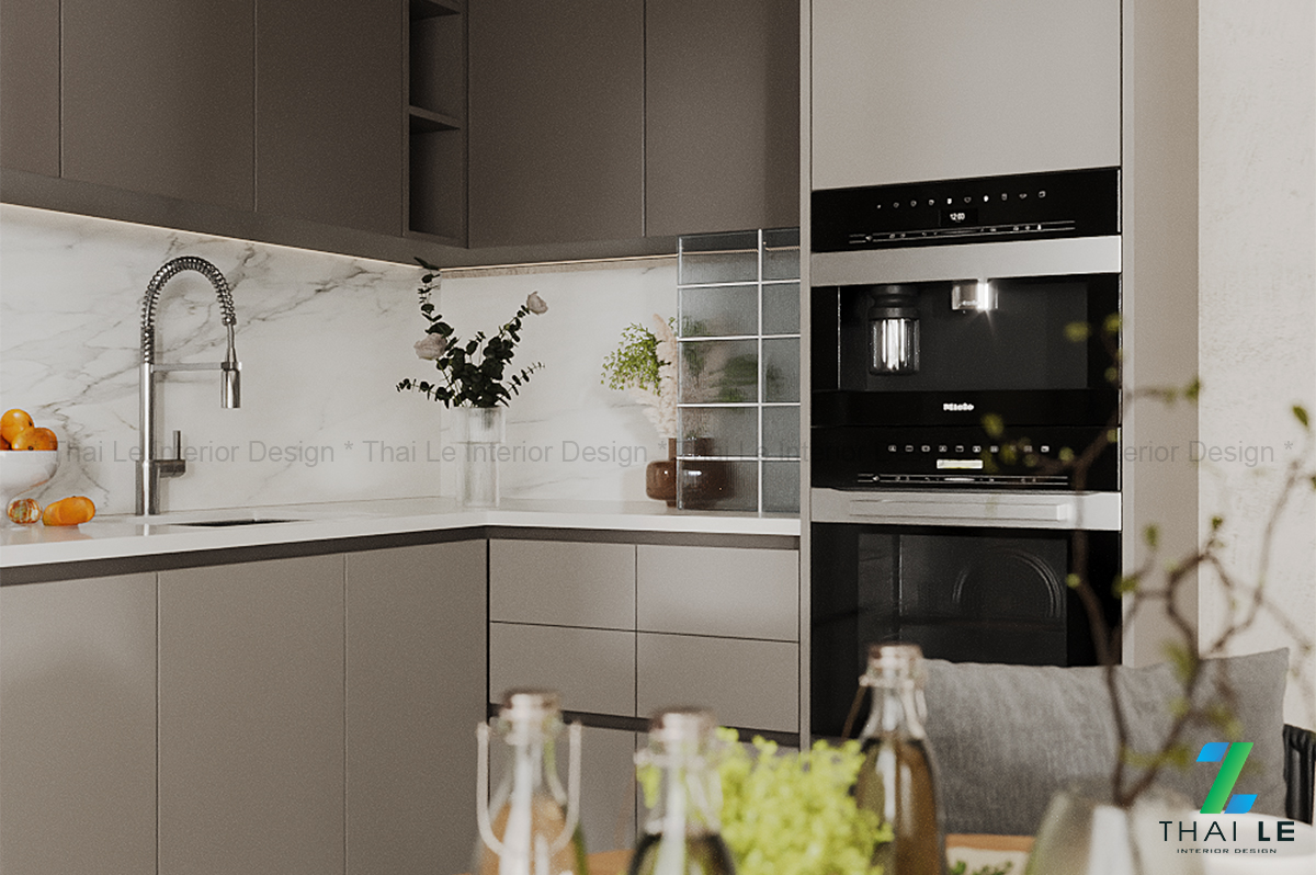 Thiết kế nội thất phòng bếp Serenity