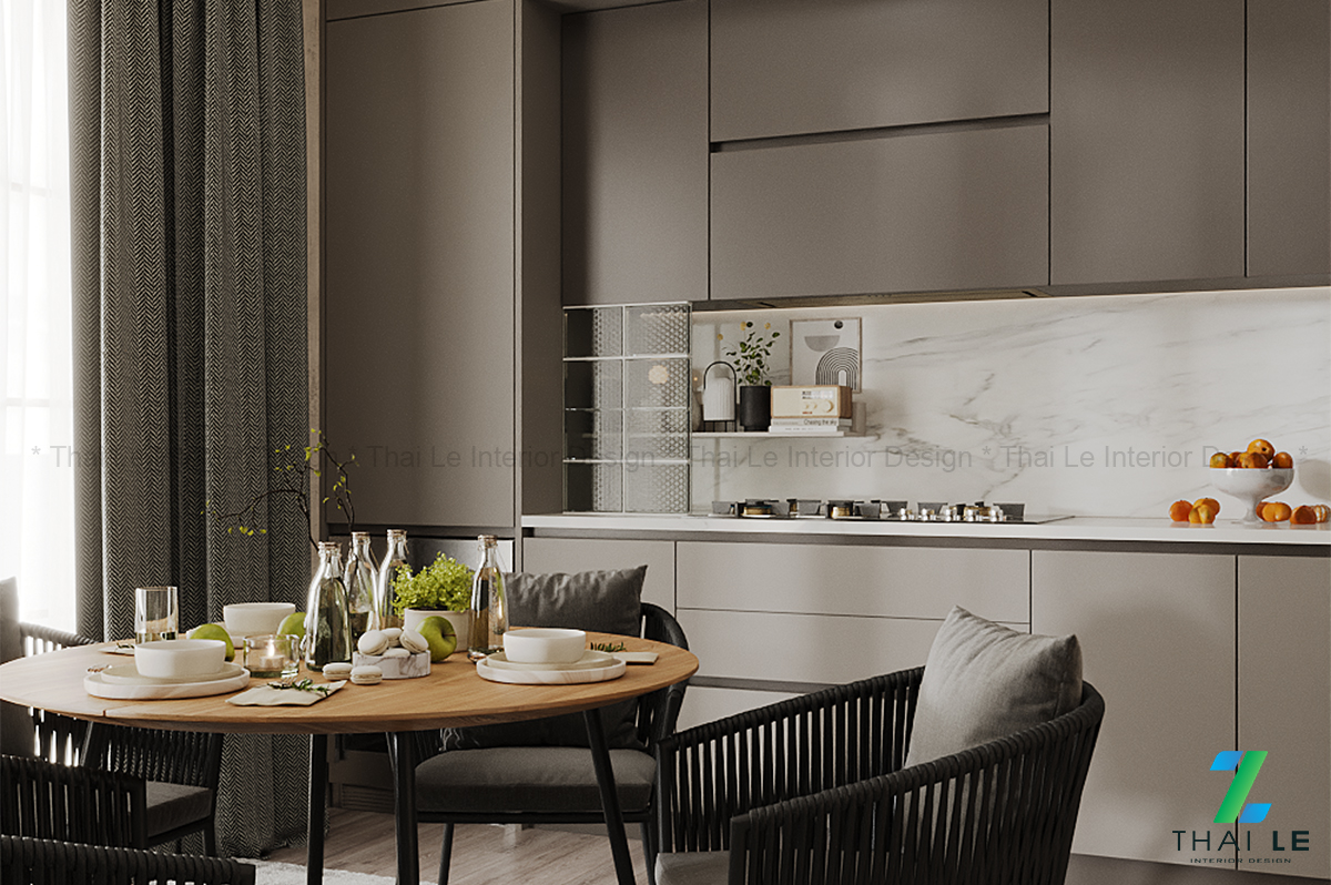 Thiết kế nội thất phòng bếp Serenity