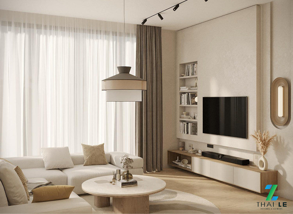 Thiết kế nội thất phòng khách Tranquil