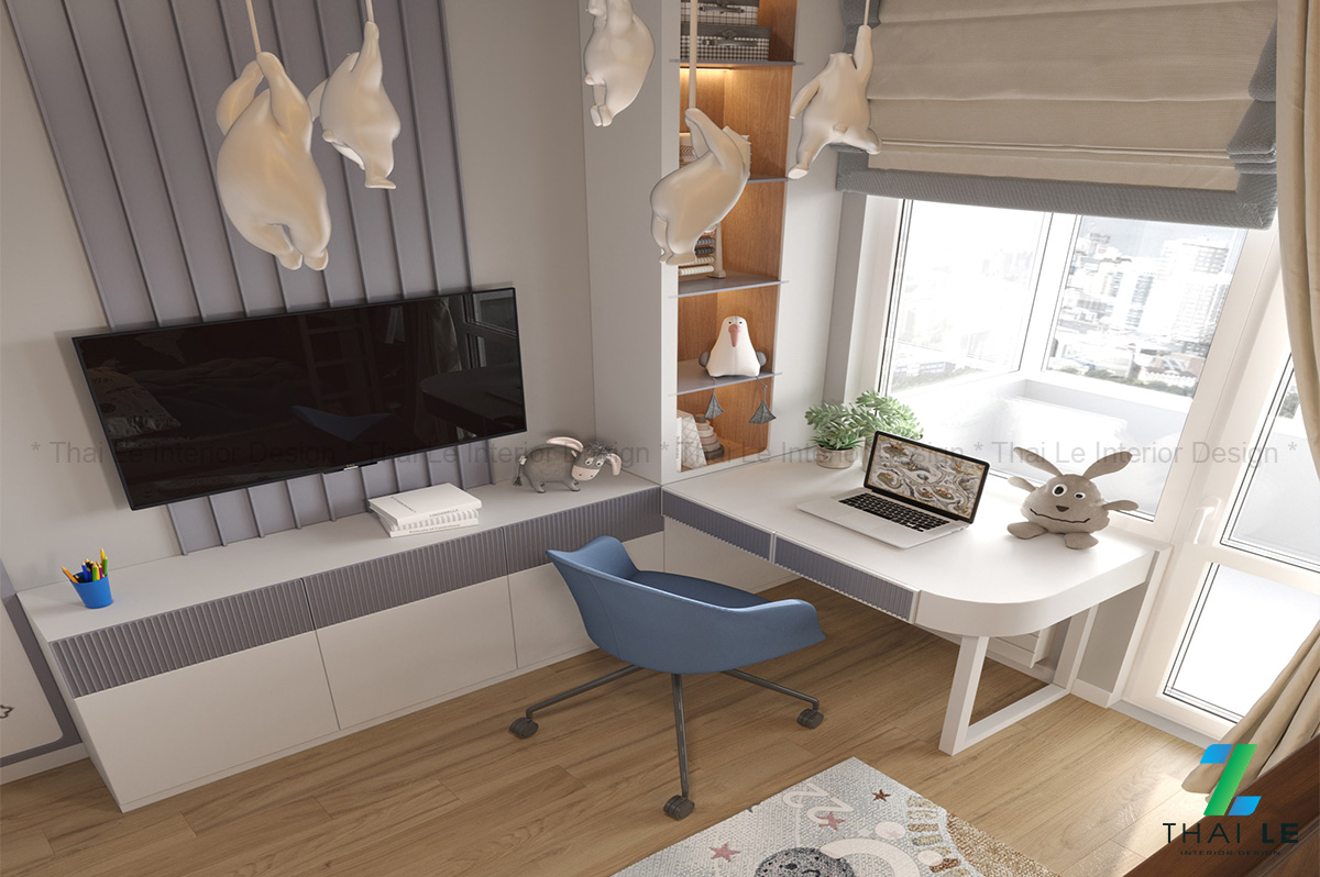 Thiết kế nội thất phòng ngủ trẻ em Adventure Noo