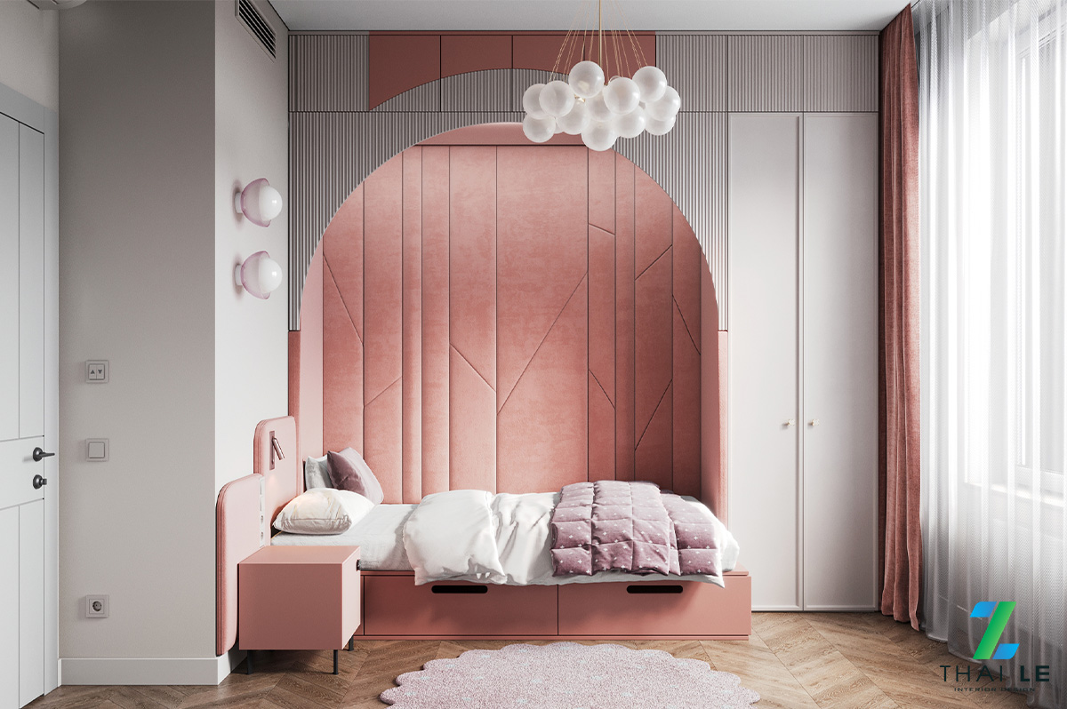 Thiết kế nội thất phòng ngủ trẻ em Sweet Serenity
