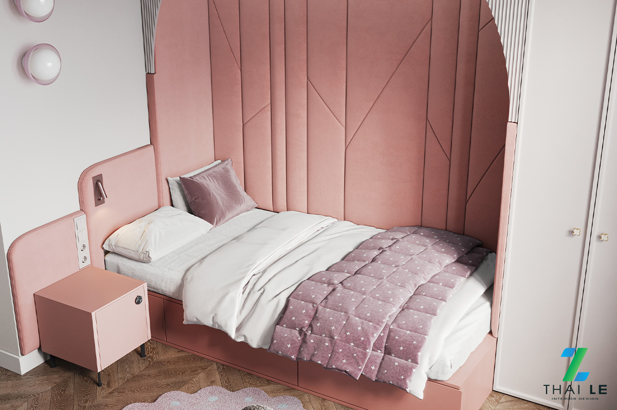 Thiết kế nội thất phòng ngủ trẻ em Sweet Serenity