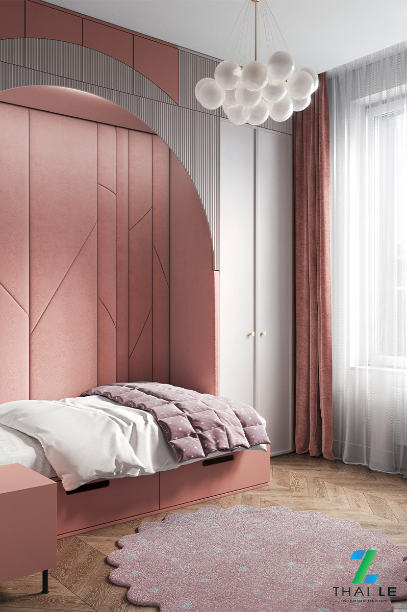 Thiết kế nội thất phòng ngủ trẻ em Sweet Serenity