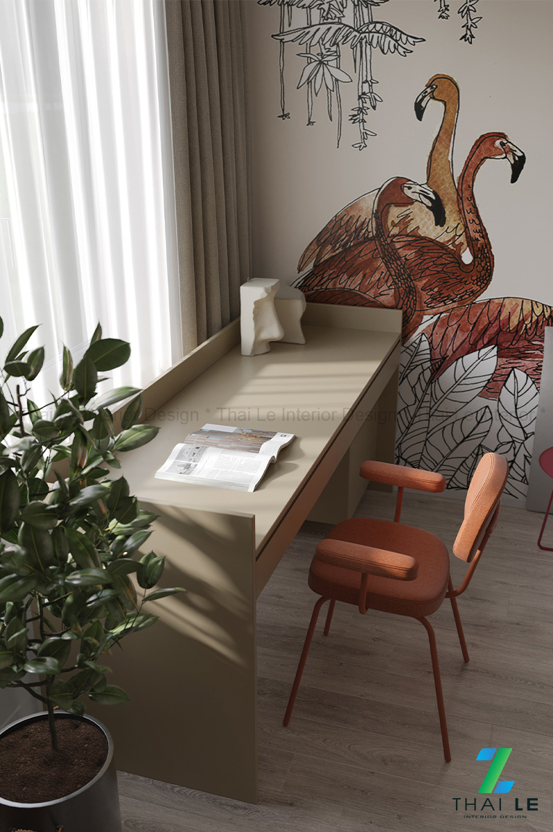 Thiết kế nội thất phòng ngủ trẻ em Tropical Oasis