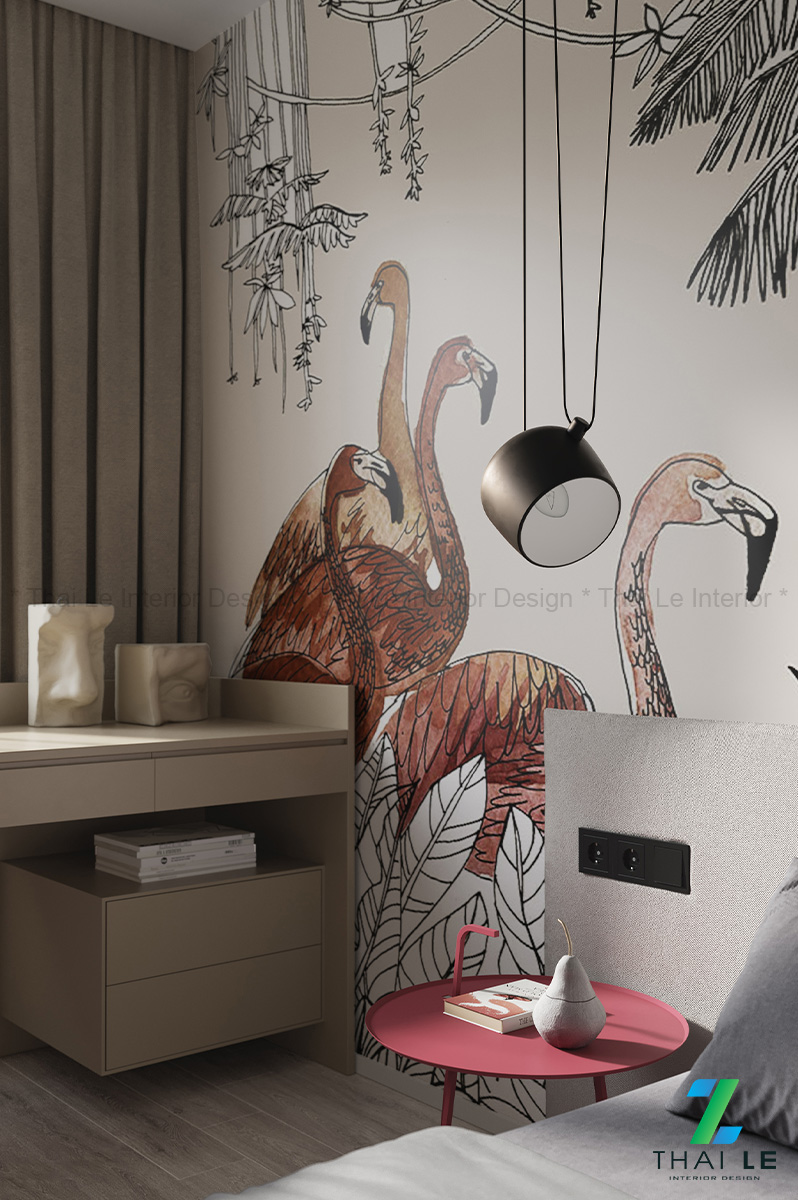 Thiết kế nội thất phòng ngủ trẻ em Tropical Oasis