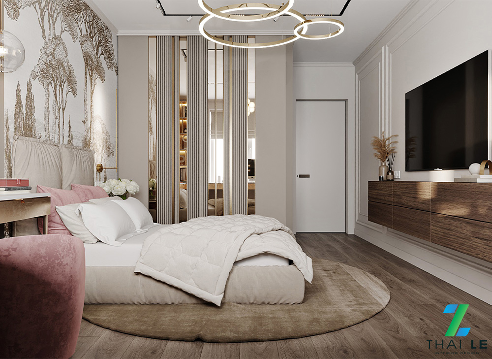 Thiết kế nội thất phòng ngủ Botanical Bliss