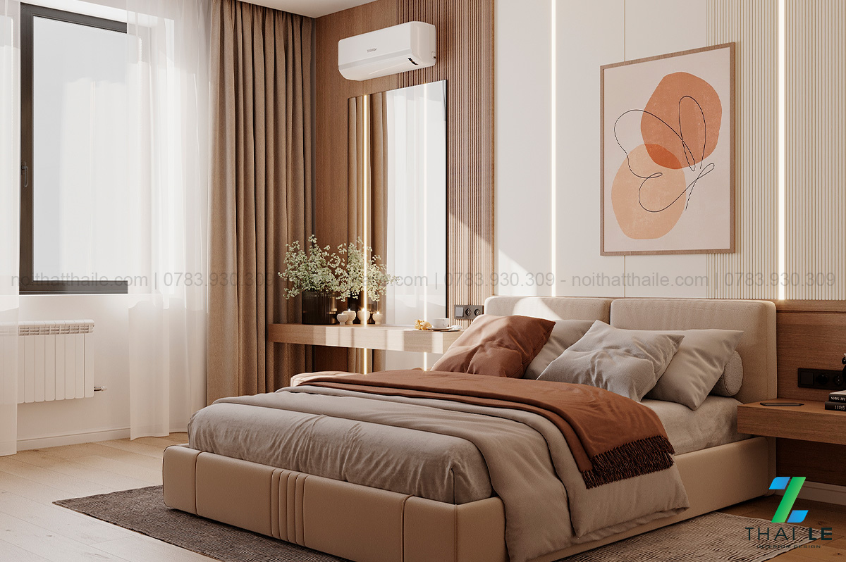 Thiết kế nội thất phòng ngủ Peaceful Haven