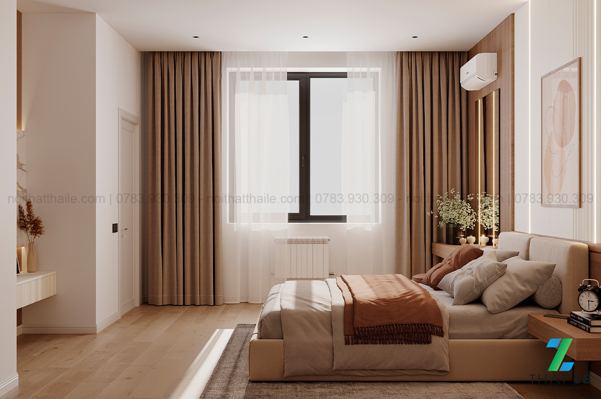 Thiết kế nội thất phòng ngủ Peaceful Haven