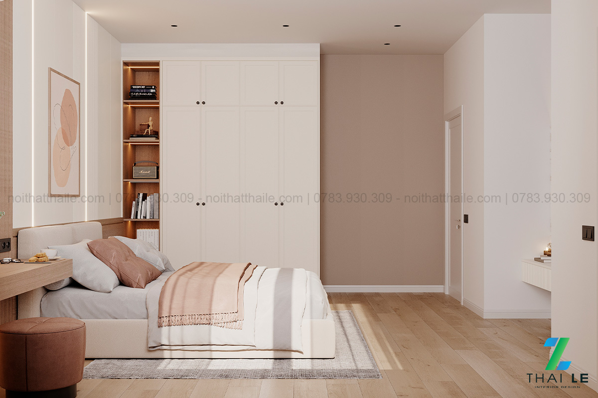 Thiết kế nội thất phòng ngủ Peaceful Haven