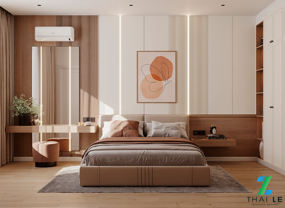 Thiết kế nội thất phòng ngủ Peaceful Haven
