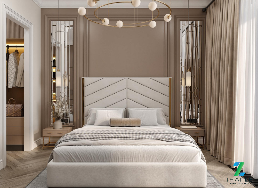 Thiết kế nội thất phòng ngủ Santorini