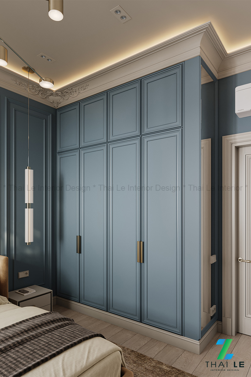 Thiết kế nội thất phòng ngủ Serene Blue