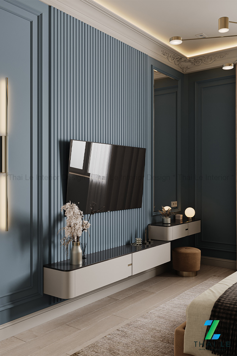 Thiết kế nội thất phòng ngủ Serene Blue