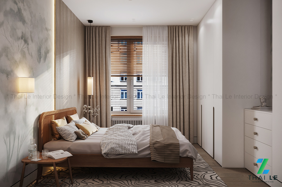 Thiết kế nội thất phòng ngủ Tranquility