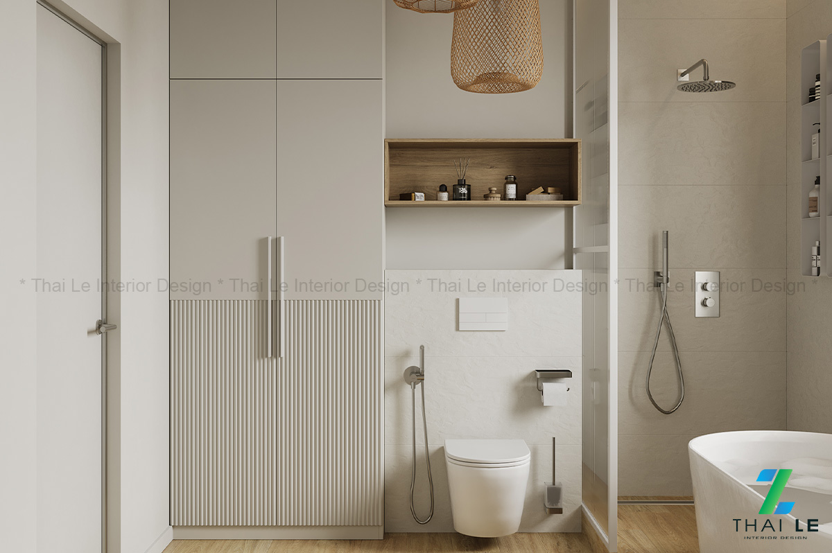 Thiết kế nội thất phòng tắm The Hamptons