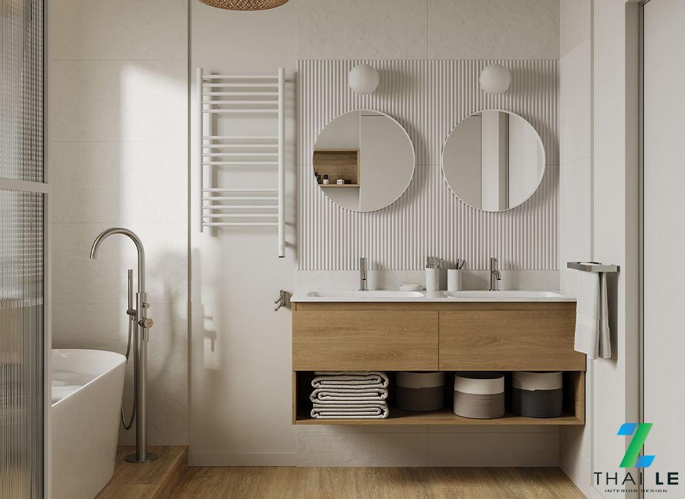 Thiết kế nội thất phòng tắm The Hamptons