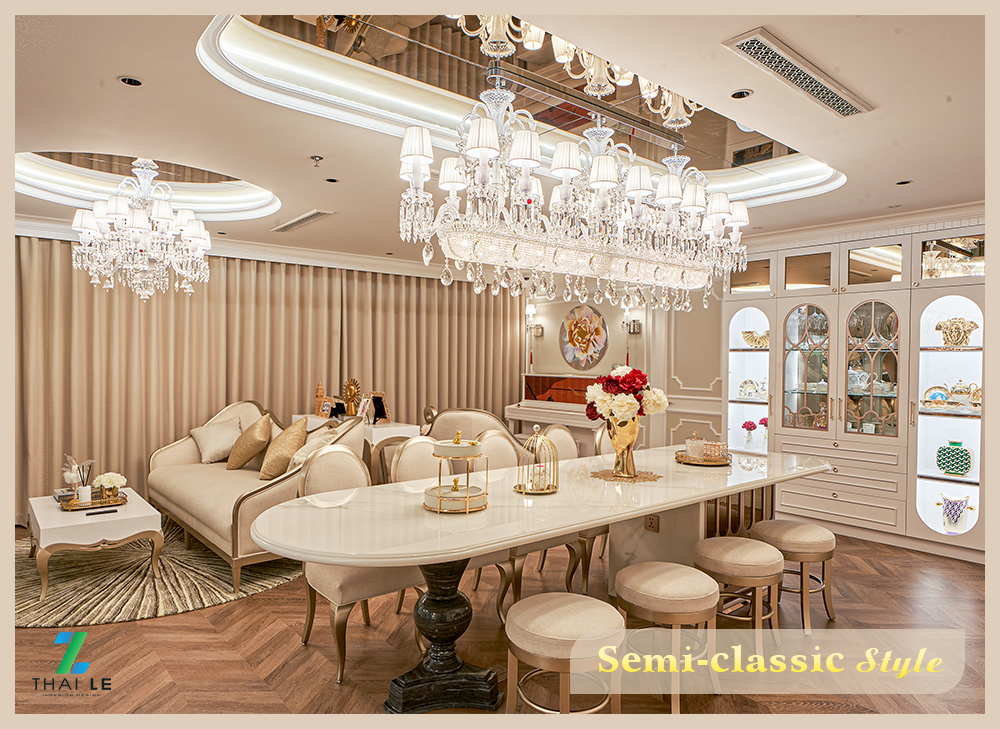 Thi công nội thất căn hộ H17.05 The Peak Q7 - 220M2