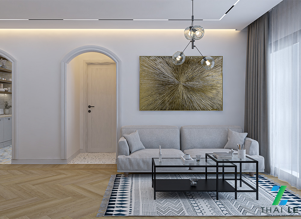 Interior design of The Beverly Vinhomes Grand Park apartment - 72m2
