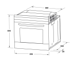 Lò nướng âm tủ Hafele HO-2K65A