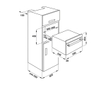 Lò nướng kết hợp vi sóng âm tủ Hafele HCO-8T50A