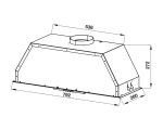 Máy hút mùi âm tủ Hafele HH-BI79A